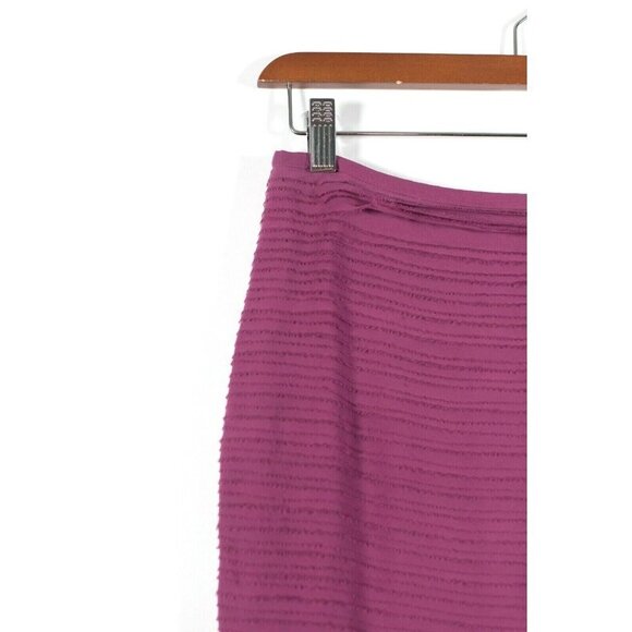 Burberry London Women's Size US2 Fuchsia Pink Parchment Skirt Short Layered Silk - Picture 2 of 6